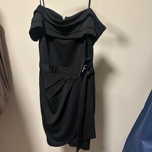 Lulus black bodycon mini dress